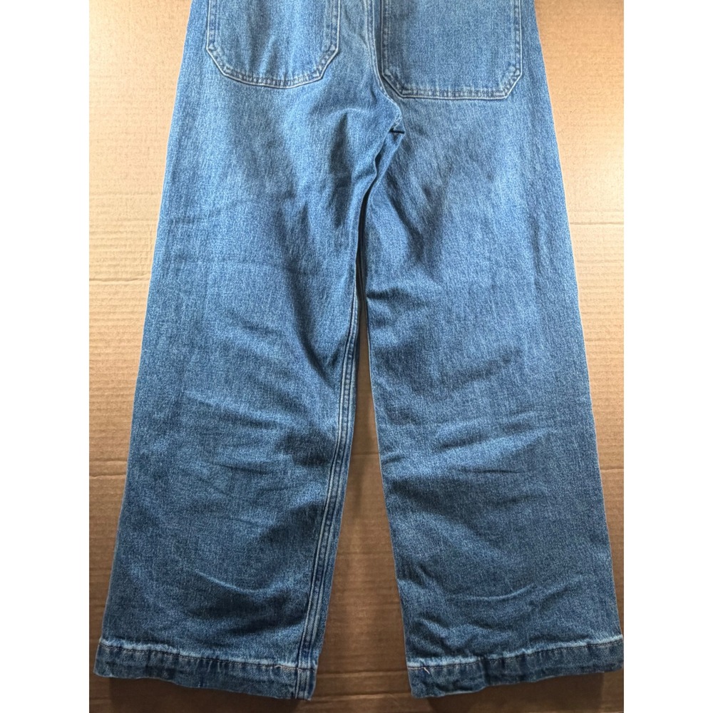 Hollister Super Baggy Jeans Mens 28x27 Blue Wide Leg Skater Denim 28x30 Tag - Picture 12 of 12
